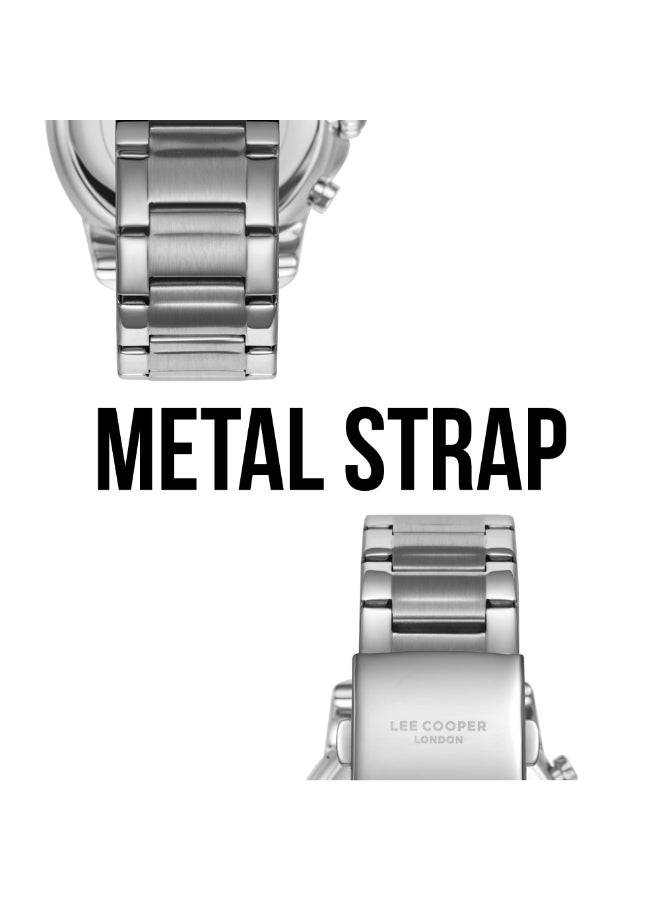 Lee Cooper Men's Metal Multi Function Watch LC08068.390 - 43 mm - Image 5